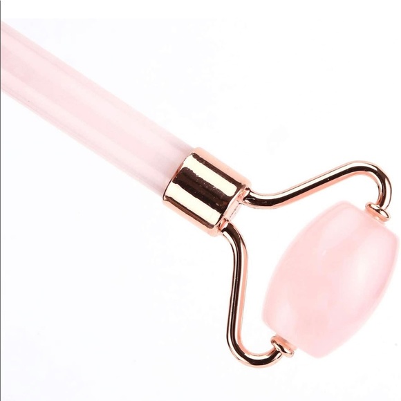 C Crystal Lemon 100% Jade Roller Rose Quartz Tint - Picture 6 of 6